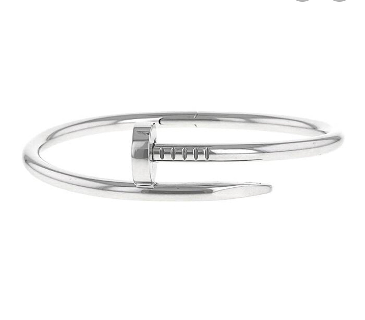 Sliver Nail bracelet Stainless steel